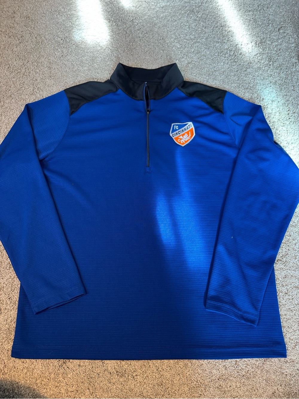 Antigua FC Cincinnati Sz L Lightweight Quarter-Zip
